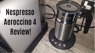 Nespresso Aeroccino 4 Milk Frother Review  Worth upgrading from the Aeroccino 3 [upl. by Anneliese955]