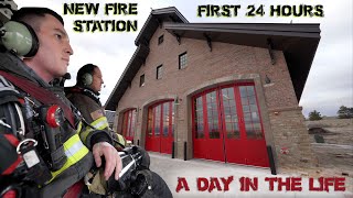 First 24 Hours in a New Fire Station  A Day in the Life [upl. by Naashom]