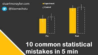 Ten Statistical Mistakes in 5 Min [upl. by Clausen633]