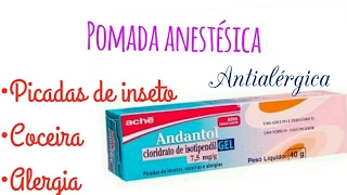 Resenha PomadaAndantol Gel [upl. by Hnim]