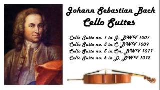 Johann Sebastian Bach  Cello suites in 432 Hz great for reading or studying [upl. by Kylie716]