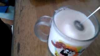 Aerolatte Review Frothing Cold Milk In Under 1 Minute [upl. by Idonna]